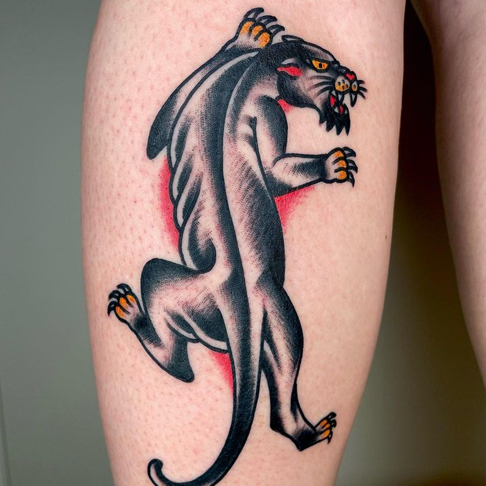 traditionell panter av moks