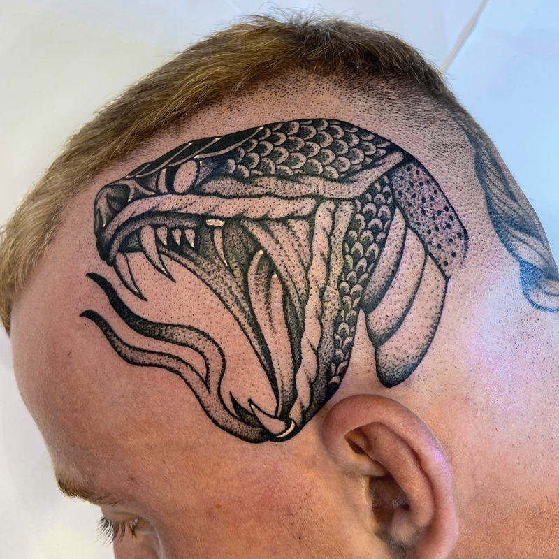orm tatuering av sigge cederqvist